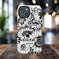 Loved John 3:16, Inspirational Gift, Tough iPhone Magnetic Case Scripture, Sunflower Bible Verse, MagSafe® iPhone® Tough Case, iPhone 14, iPhone 15, iPhone 16, Pro, Pro Max, Plus