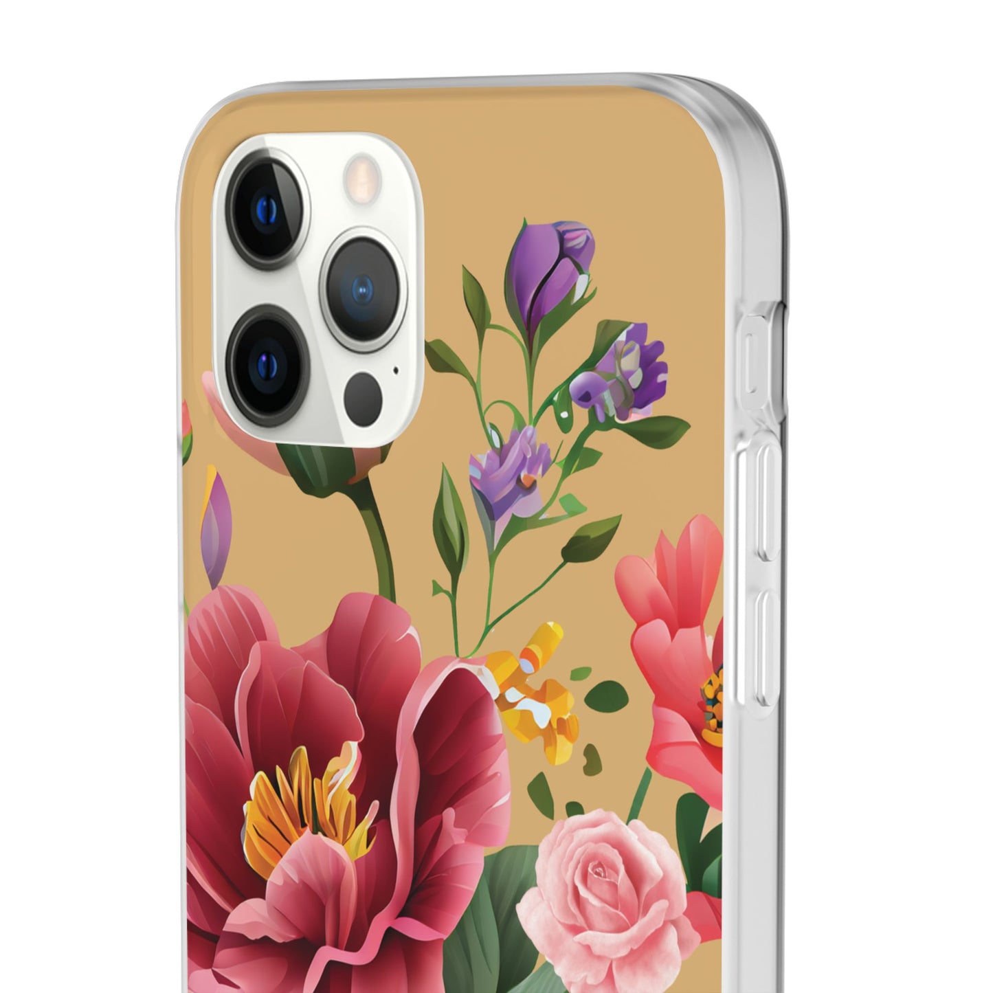 Floral Scripture Phone Case — "Let Your Light Shine" (Matthew 5:16) for iPhone and Samsung Cases.