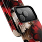 Crimson Noir Tough iPhone Magnetic Cases, Tough iPhone Protector, Stylish Floral Design, Gift for Her, Floral Accessories