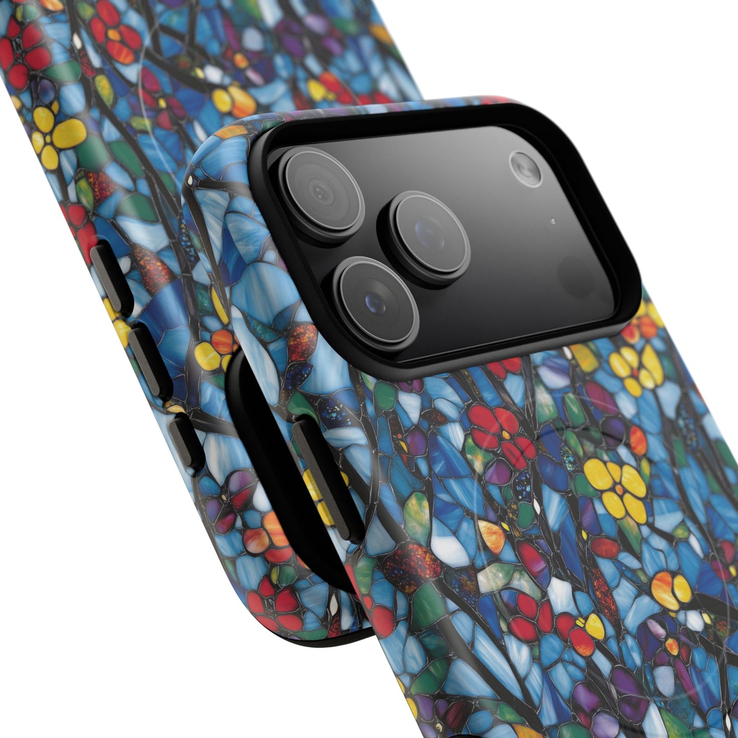 Colorful Floral Phone Case, Tough Magnetic Phone Cover, Durable Tech Accessory, Unique Gift for Her, Vibrant Smartphone Case