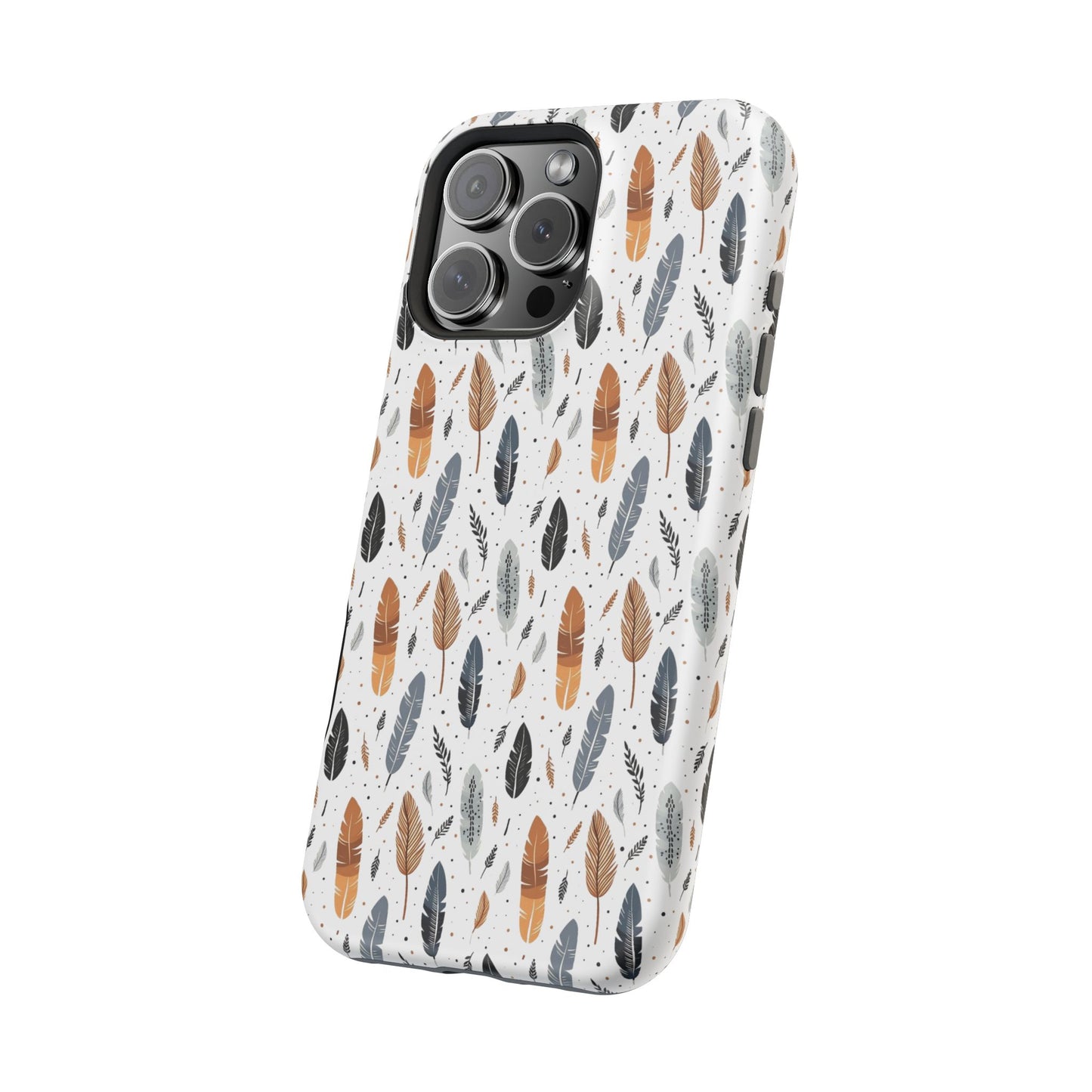 Whispering Feathers Magnetic Tough iPhone Cases