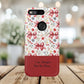 Personalized Rosette Coquette Phone Case - Custom Name/Message 'I Am Stronger Than The Storm' Floral Bow Protective Case