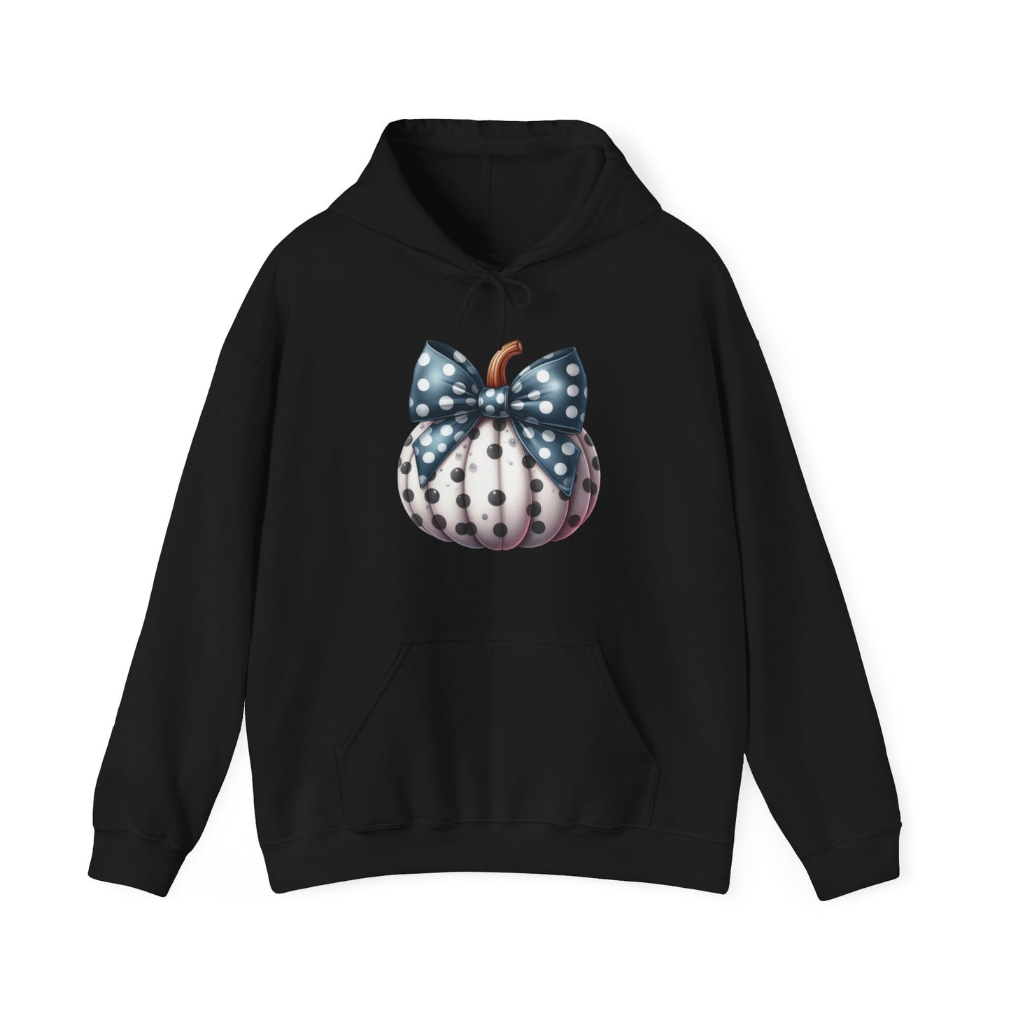 Polka Dot Pumpkin Charm Unisex Heavy Blend™ Hooded Sweatshirt