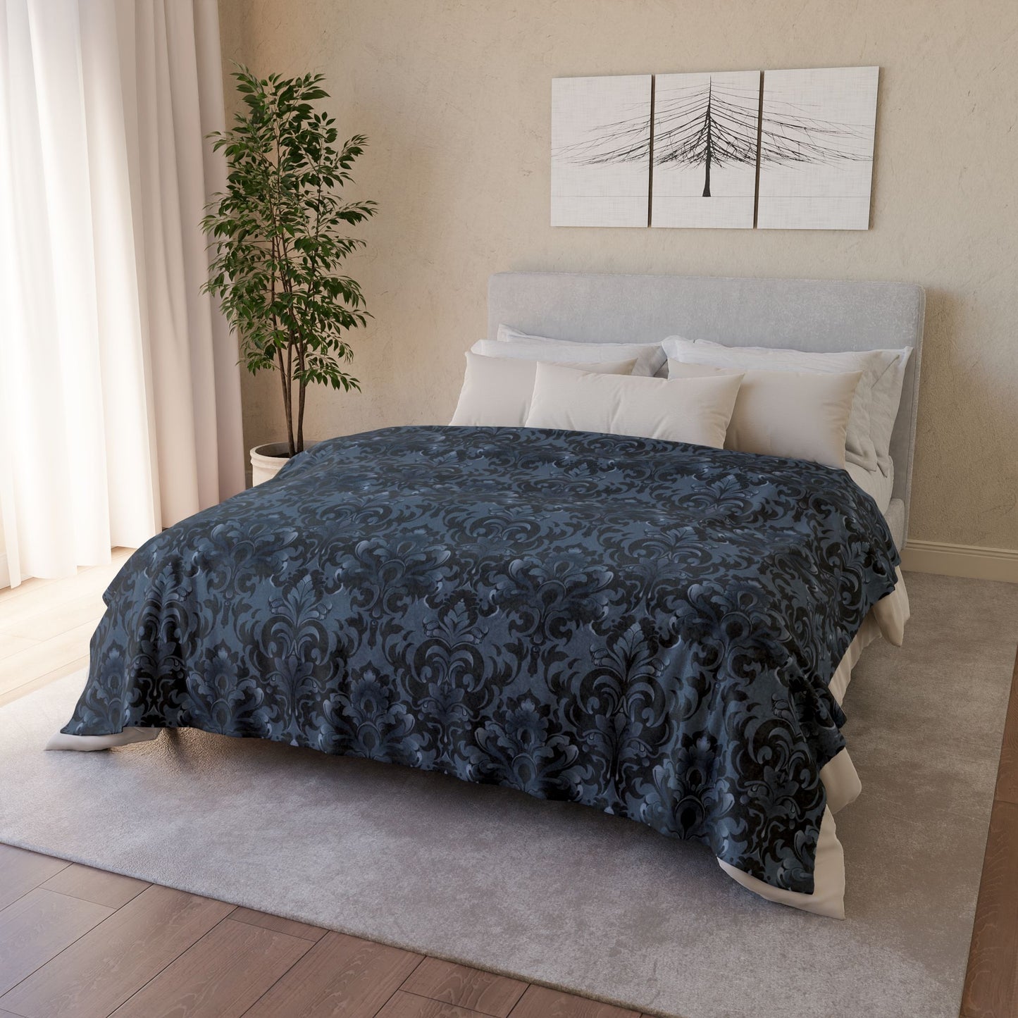 Opulent Dusk Soft Minky Blanket