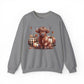 Autumn Highland Cow Charm Unisex Heavy Blend™ Crewneck Sweatshirt