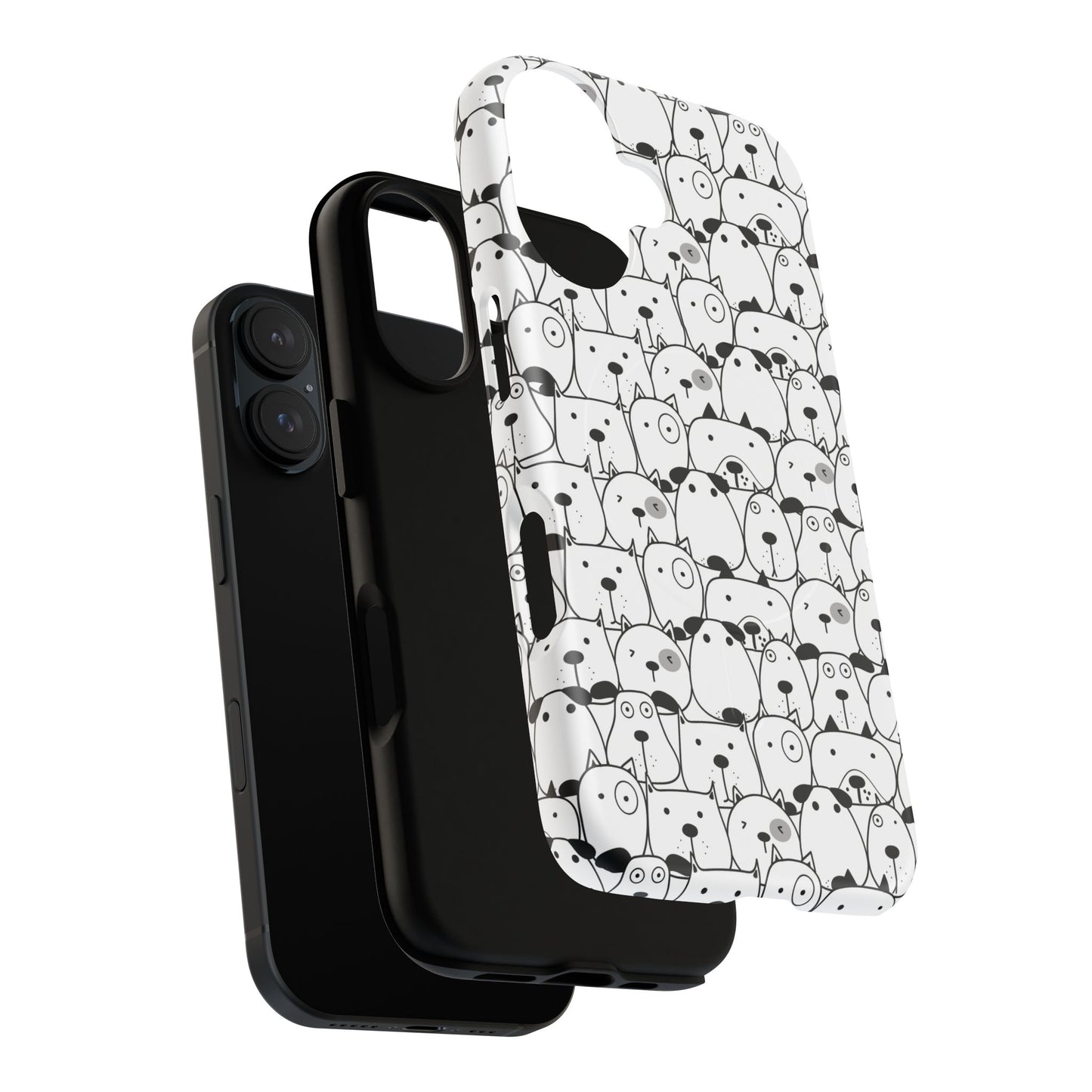 Cute Animal Pattern Phone Case, Tough Magnetic Cases for Pet Lovers, Gifts for Birthday, Holiday, Cute Accessories, Phone Covers