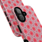 Roseburst Mosaic Vibrant Flower Pattern iPhone Case, Stylish iPhone Cover, Tough Magnetic Case, Floral Gift, Trendy Accessory for Her