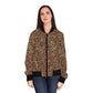 Leopard Luxe Women's Bomber Jacket