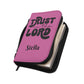 Personalized Floral Cross Bible Cover - Trust in the Lord Design| Baptism | Christening | Anniversary | Birthday Gifts.