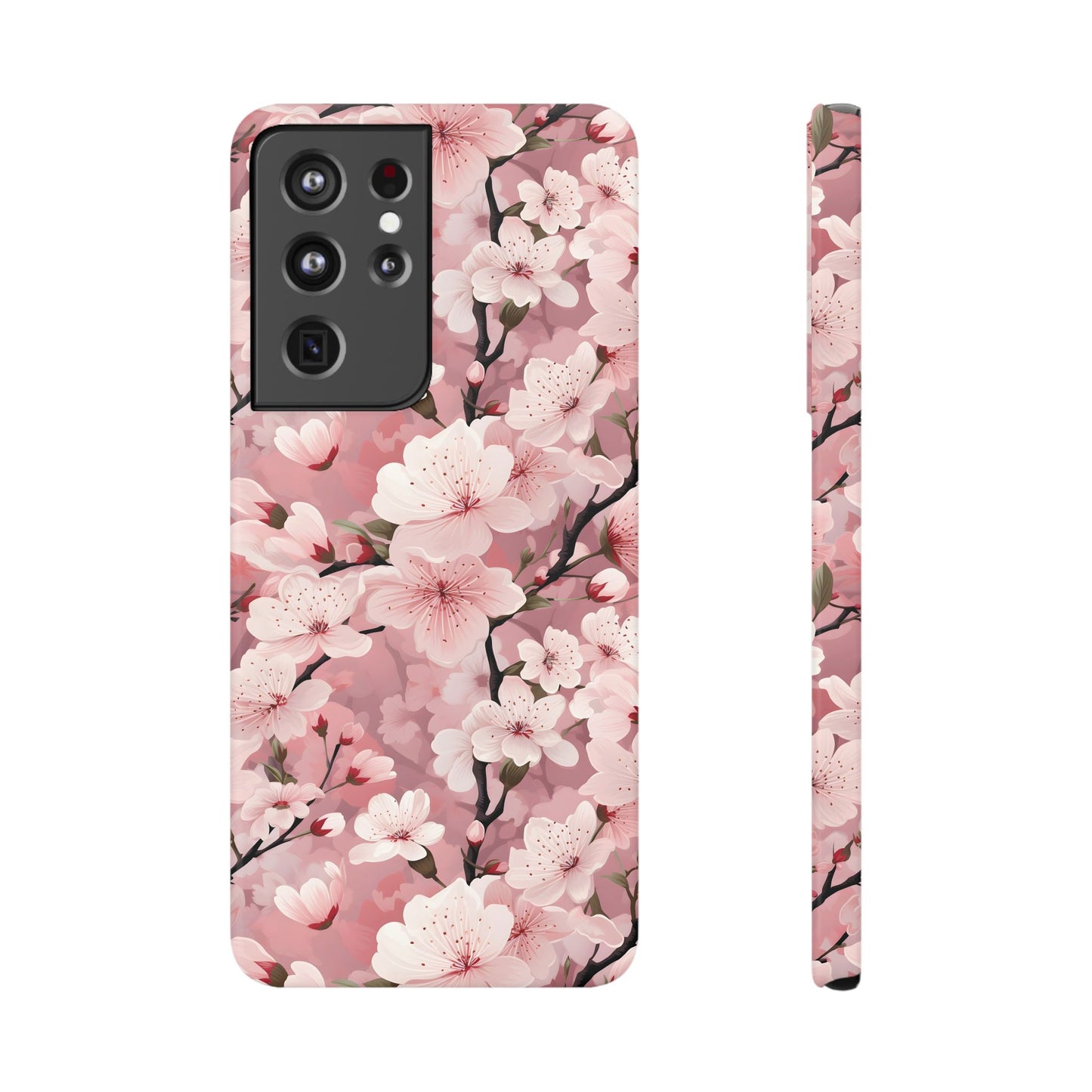 Cherry Blossom Slim Phone Cases for iPhone and Samsung