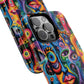 Psychedelic Visions Colorful Art iPhone Case - Tough Cases with Vibrant Abstract Design