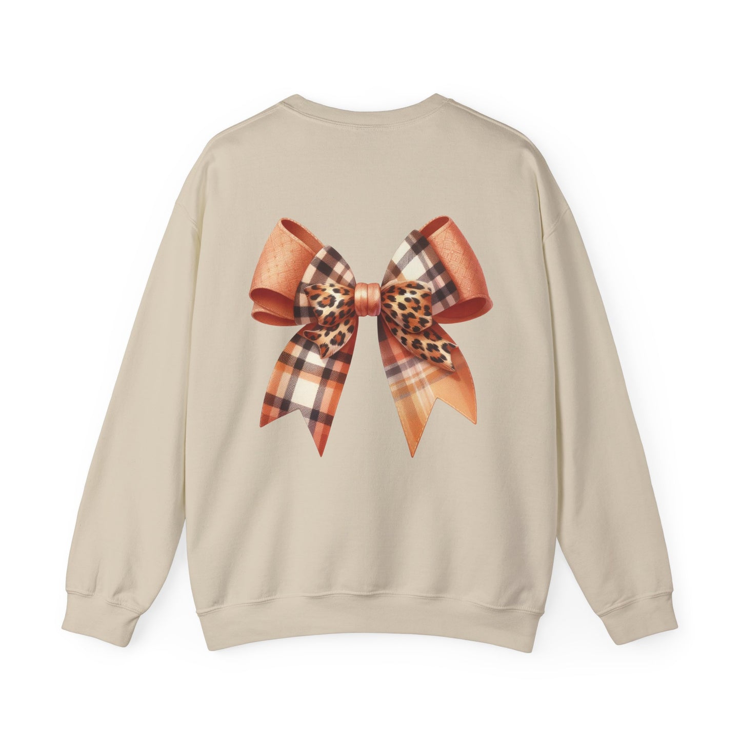 Autumn Highland Cow Charm Unisex Heavy Blend™ Crewneck Sweatshirt