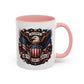 4th of July Eagle Coffee Mug — Patriotic American Flag Accent Mug (11/15oz)