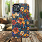 Cathedral Petals Tough Magnetic iPhone Case, Durable, Stylish, Unique Floral Design, Gifts for Her, Birthday, Everyday Use, Stained Glass iPhone Case.