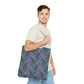 Purple Tropical Bliss Tote Bag