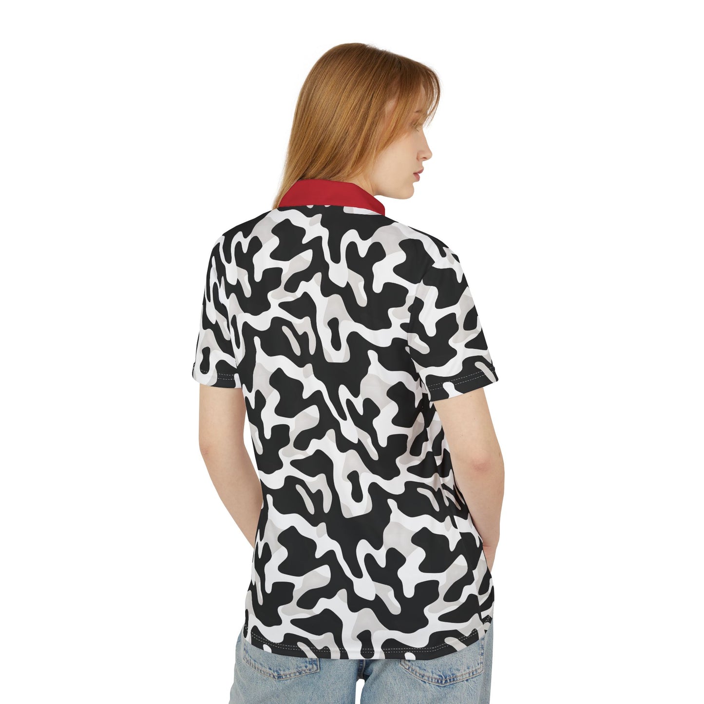 Urban Trendy Camouflage Unisex Polo Shirt | Casual Wear, Gift for Him, Unique Design, Summer Fashion, Stylish Outfits, Gifts for Her and Gifts for Him.