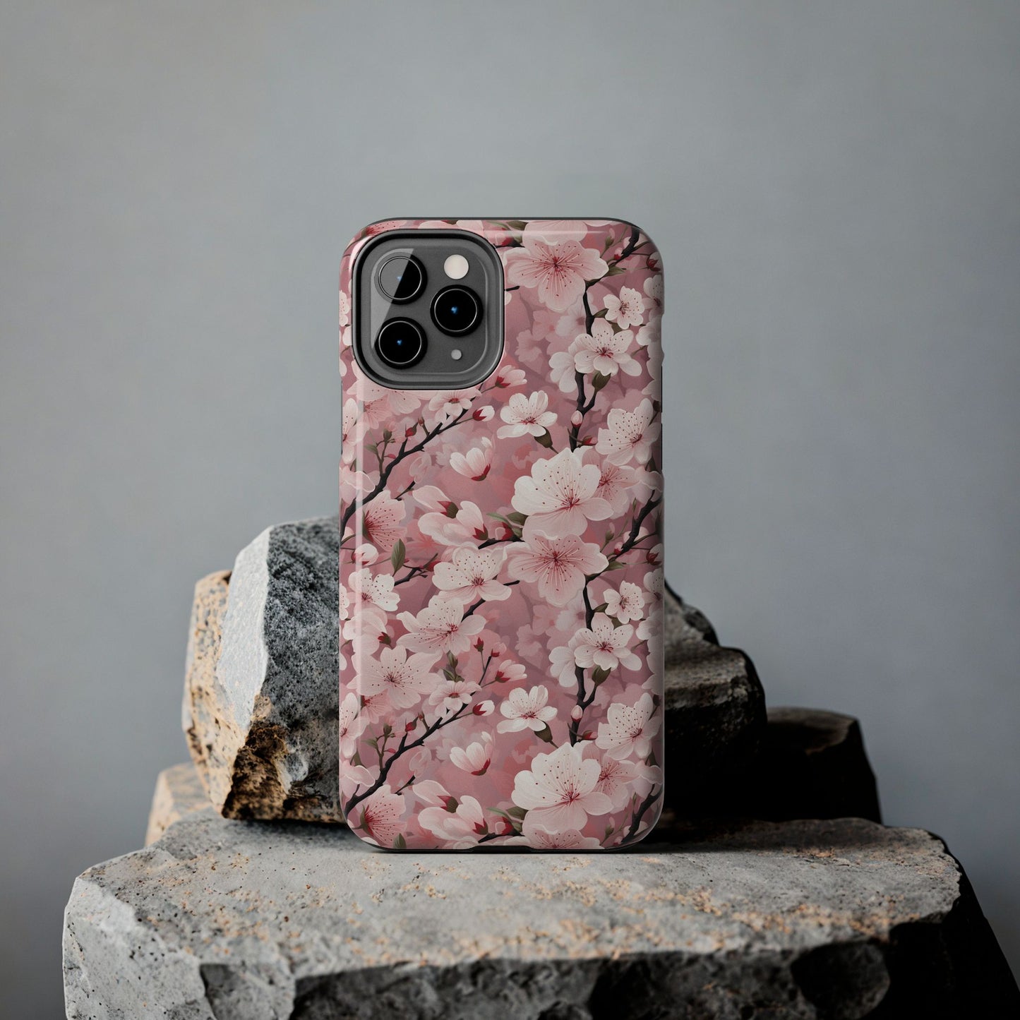 Cherry Blossom iPhone and Samsung Tough Phone Cases