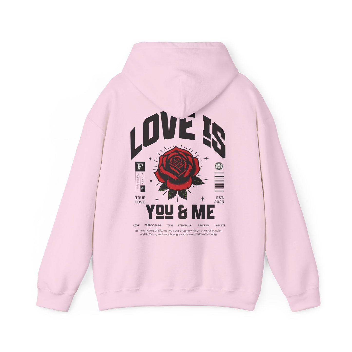 You and Me Unisex Gildan Hoodie Sweatshirt