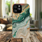 Stylish Tough Acrylic Magnetic iPhone Cases for Everyday Protection, Marble Design, Unique Gifts for Tech Lovers, Holiday Essentials