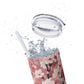 Cherry Blossom Skinny Tumbler with Straw - 20oz Floral Drinkware