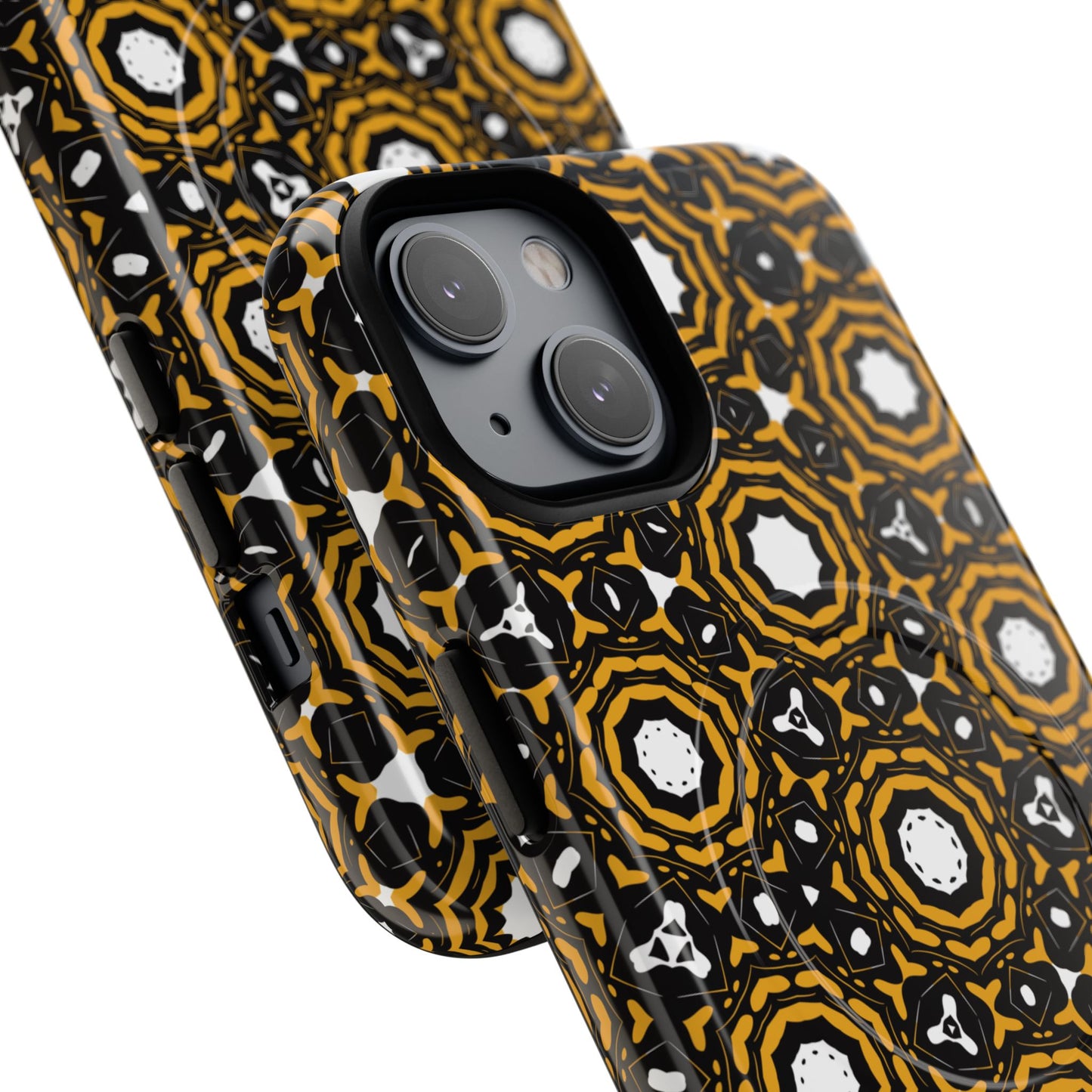 Stylish Tough Magnetic Phone Case, Unique Pattern Phone Cover, Durable Magnetic Case, Trendy Tech Accessories, Gift for Phone Lovers
