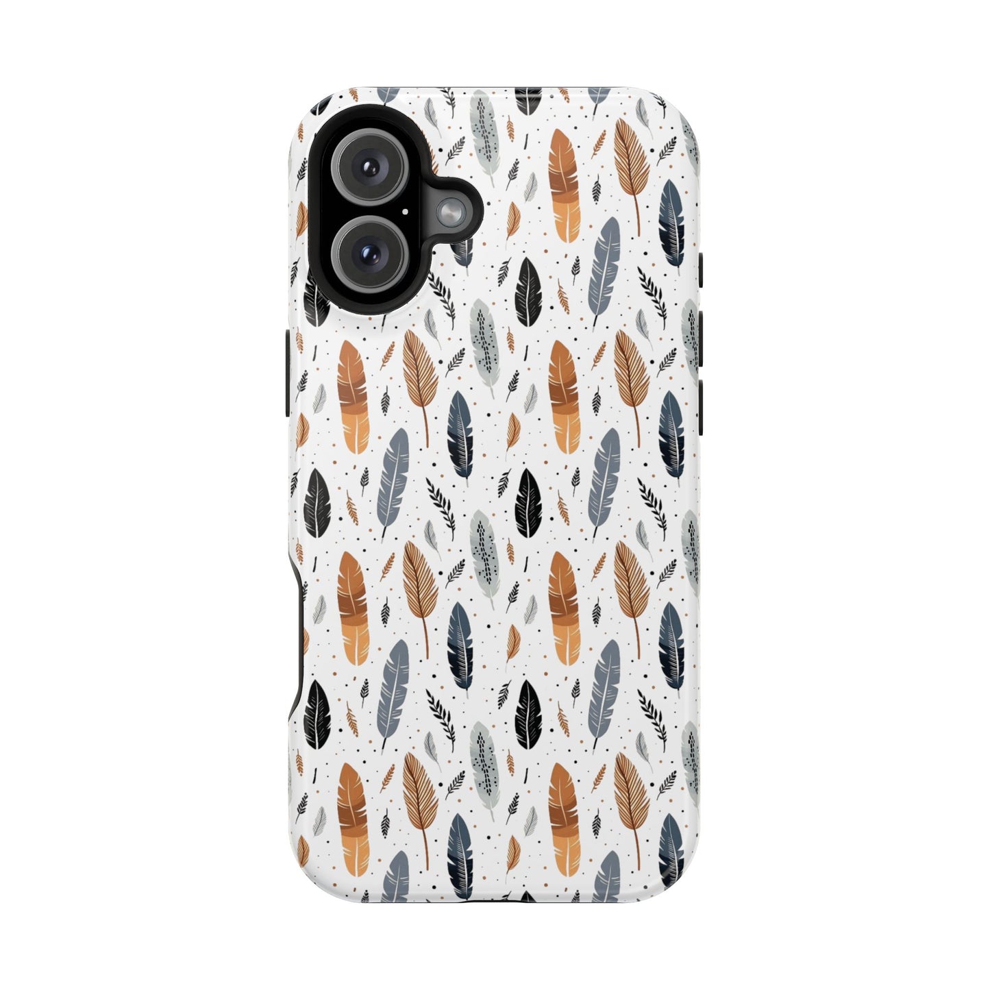 Whispering Feathers Magnetic Tough iPhone Cases