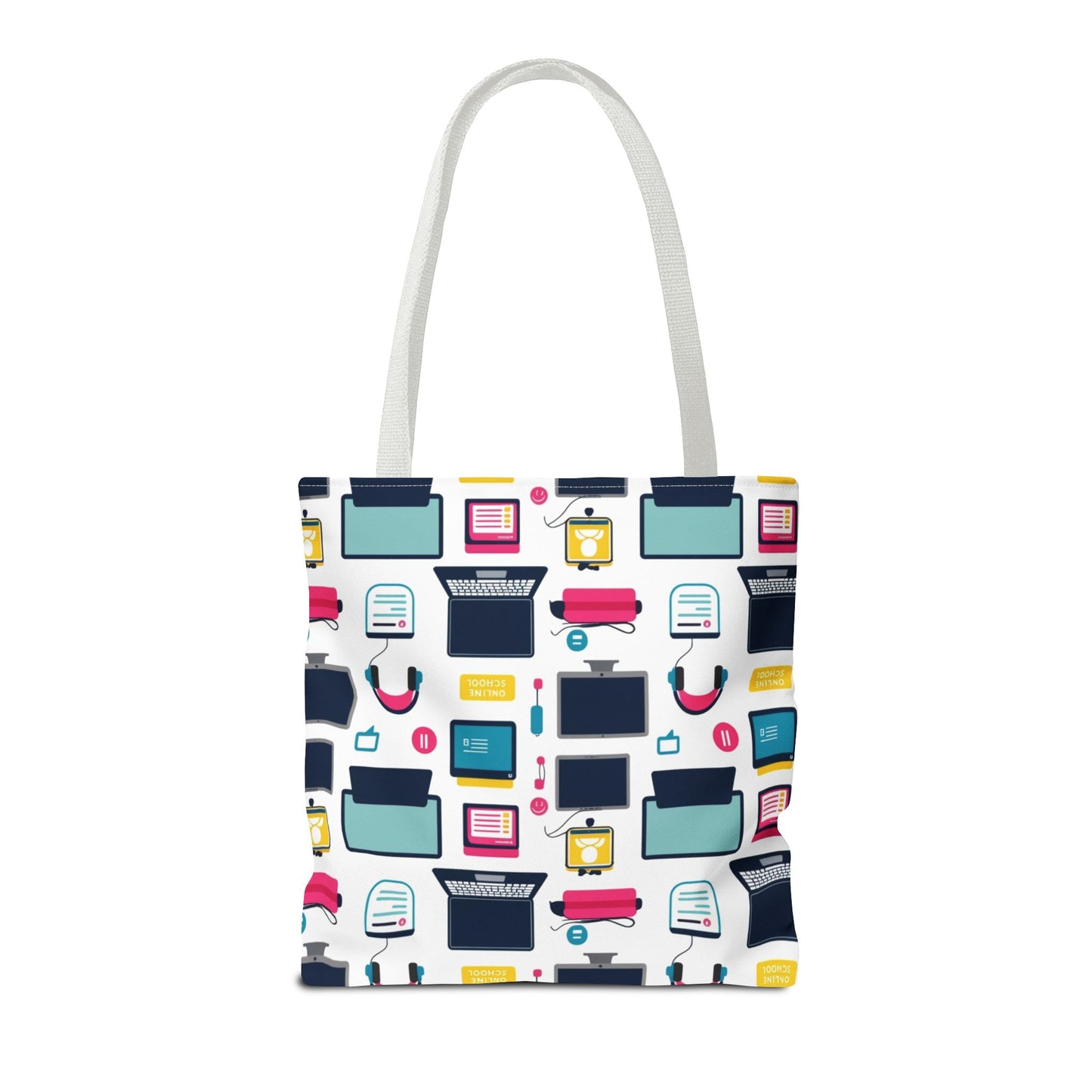 Techie Tote Bag - Stylish Personalized Tote for Students, Gift for Tech Lovers, Eco-Friendly Shopping Bag, Back to School.