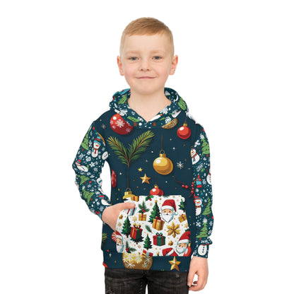 That Ugly Christmas Kids Hoodie with Custom Print - Trendy Children's Fashion