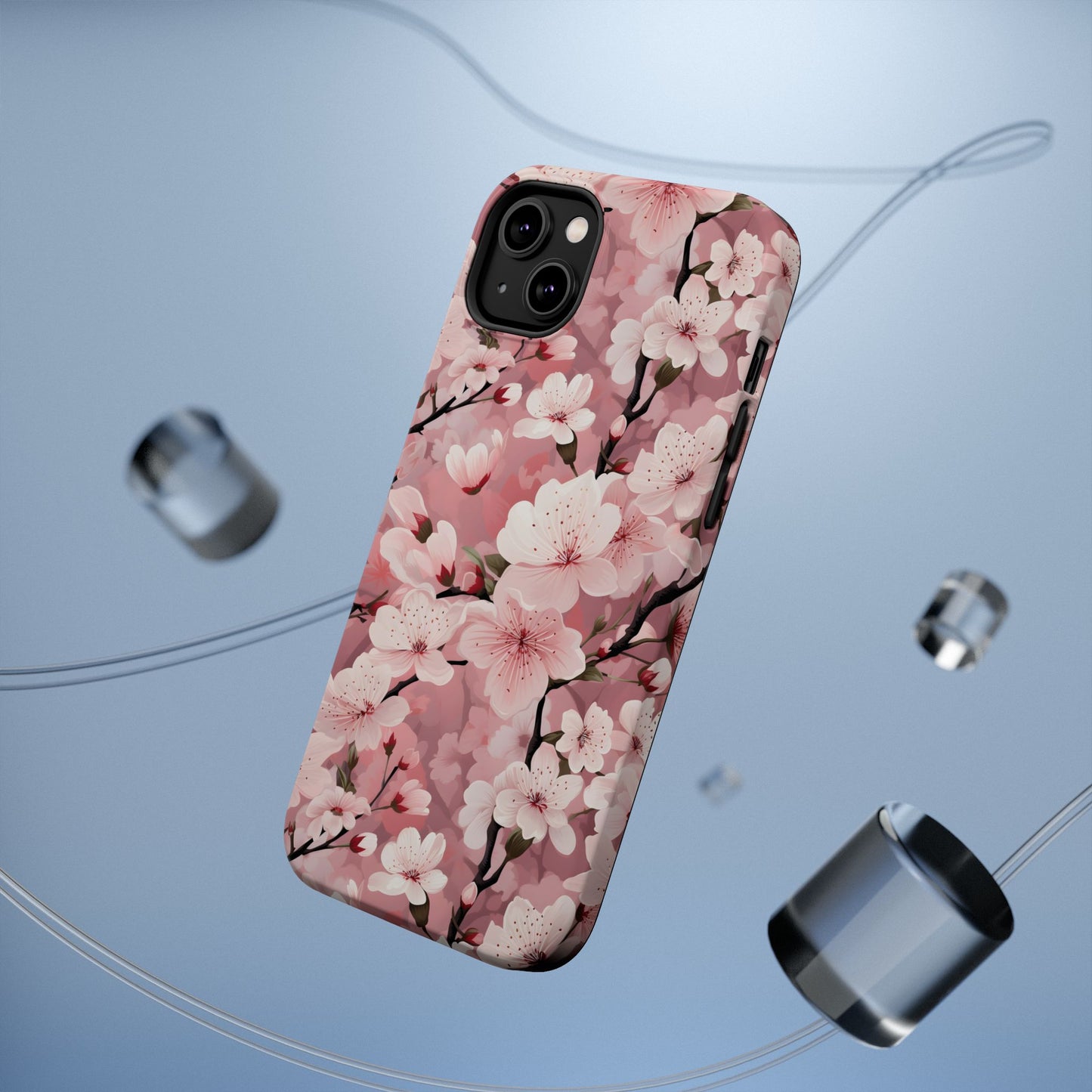 Cherry Blossom Magnetic Tough iPhone Cases