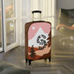 Fun Luggage Cover - "I Love to Travel" - Stylish Travel Accessory