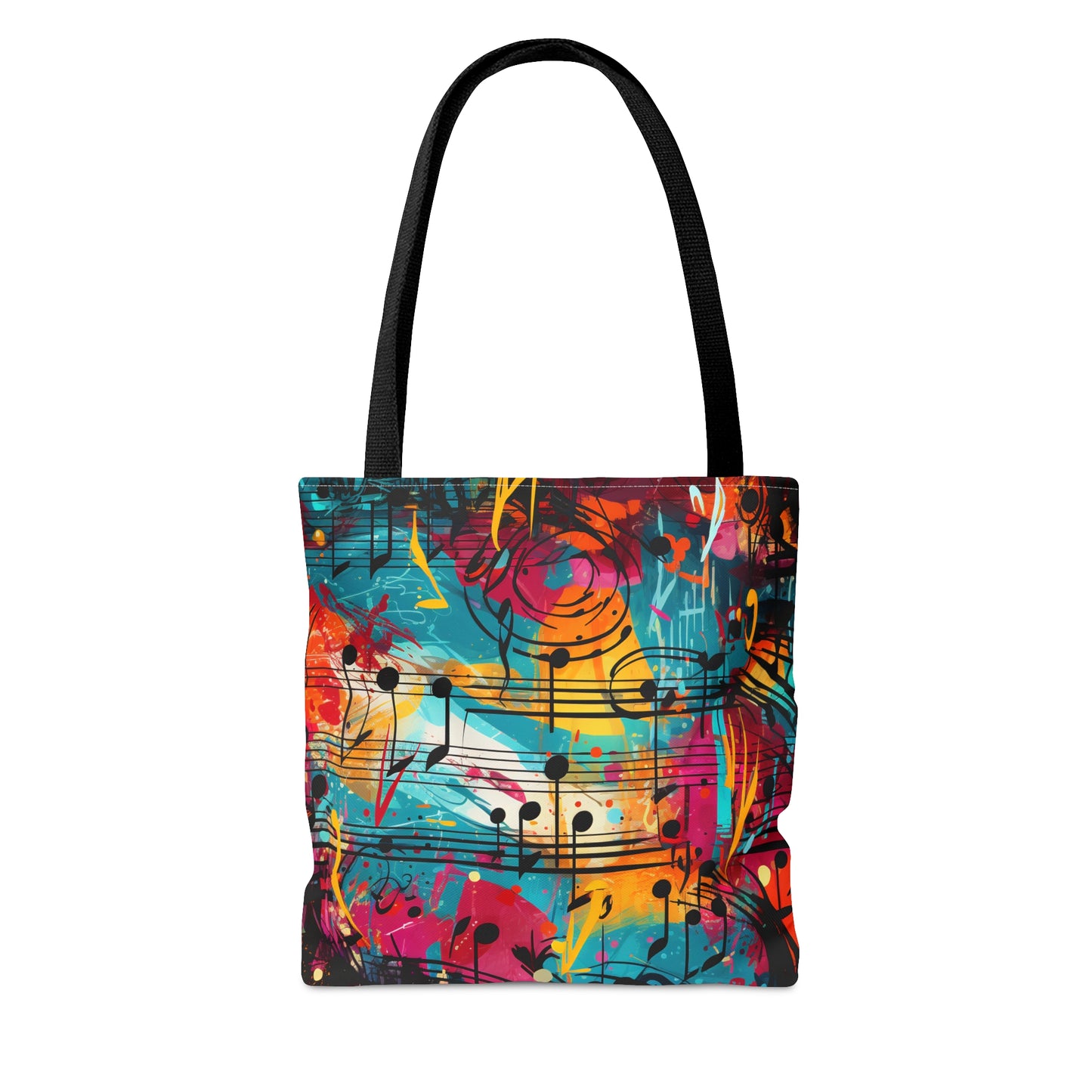 Melodic Muse: Urban Symphony Tote Bag