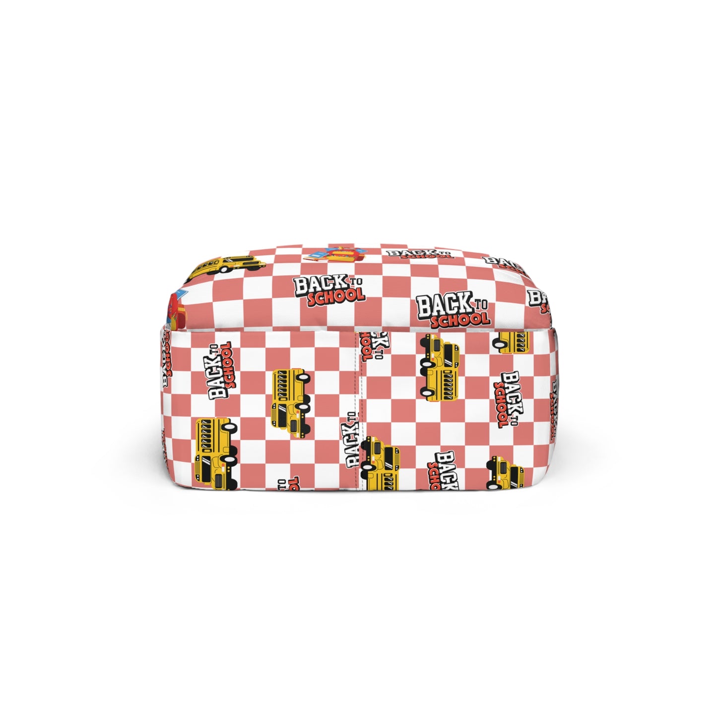 Personalized Red SchoolYard Chic Composition Book Inspired Colorful Kids' Backpack, School Bag, Fun Pattern Backpack, Cute Child's Rucksack, Composition Backpack, Unique School Supplies