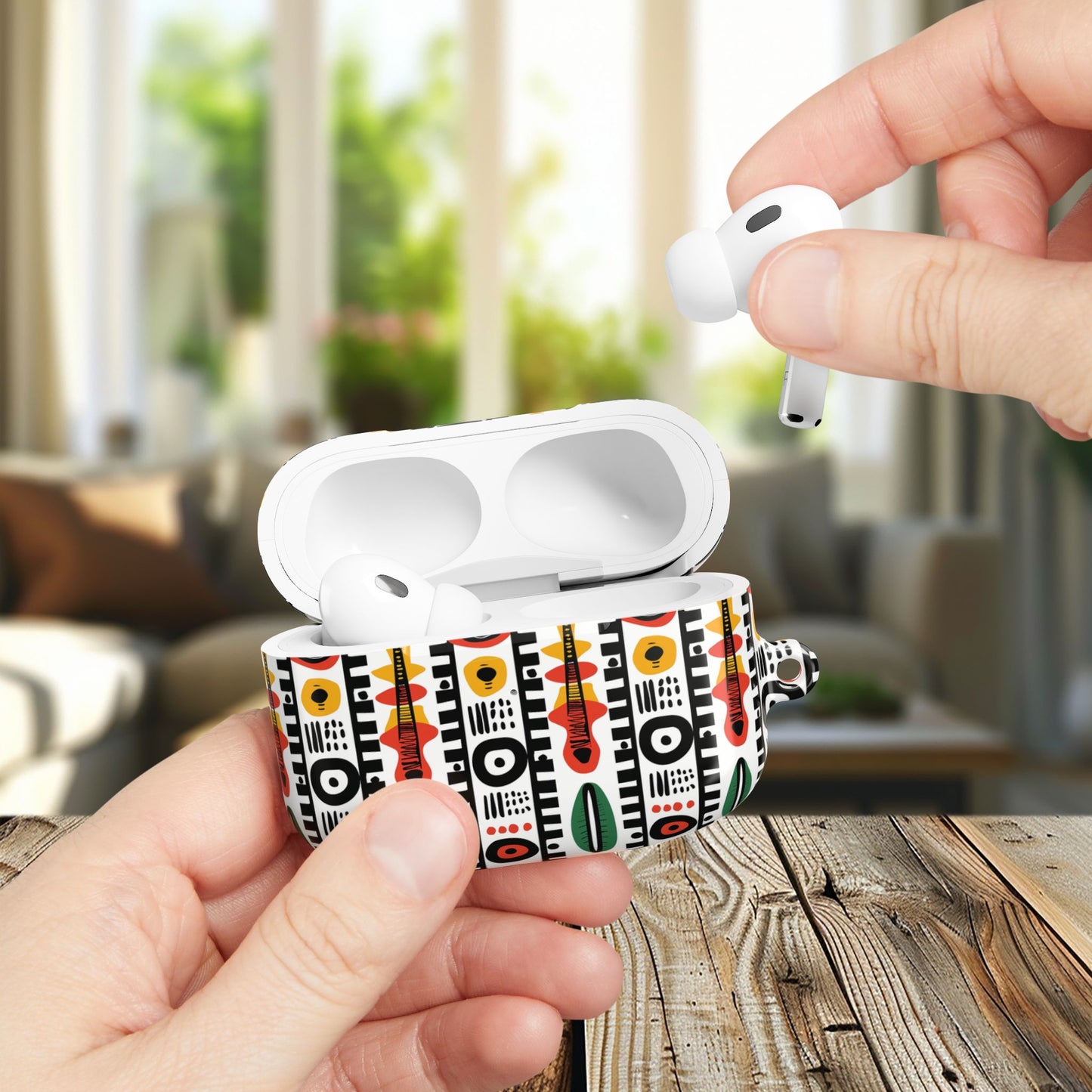 Afrobeat Harmony AirPod Cases - Stylish Protection with Bold Patterns-Airpods Pro Gen 1 and 2, Gen 1 to 4.