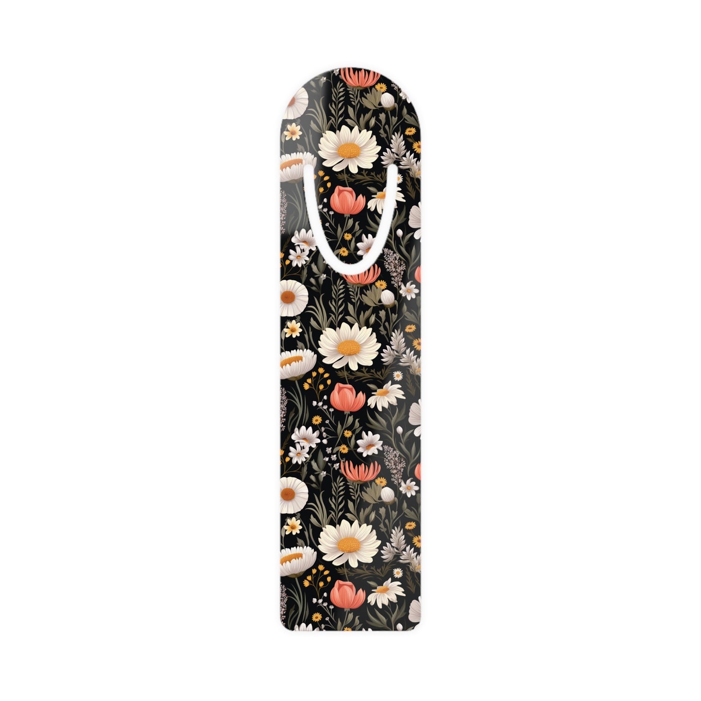 Blossom Elegance: Noir Garden Bookmark