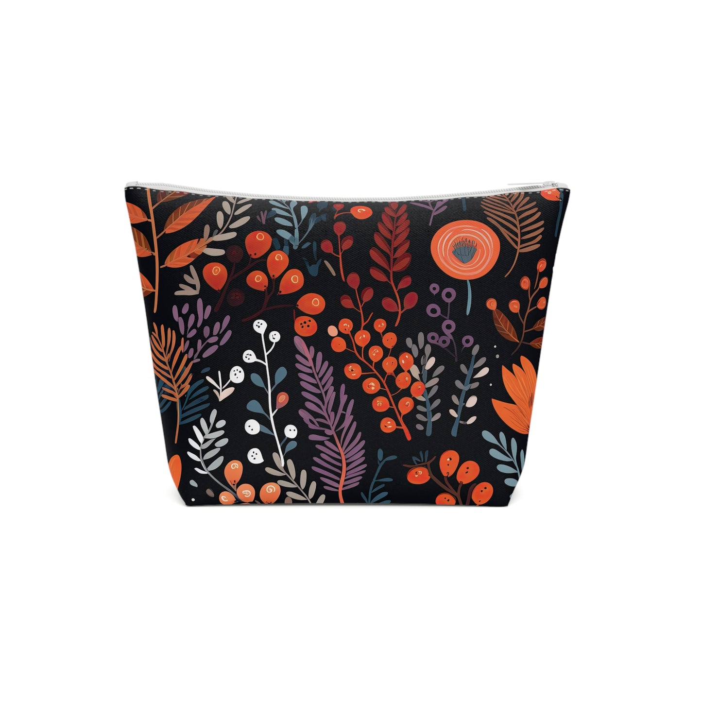 Autumn Bloom Cotton Cosmetic Bag