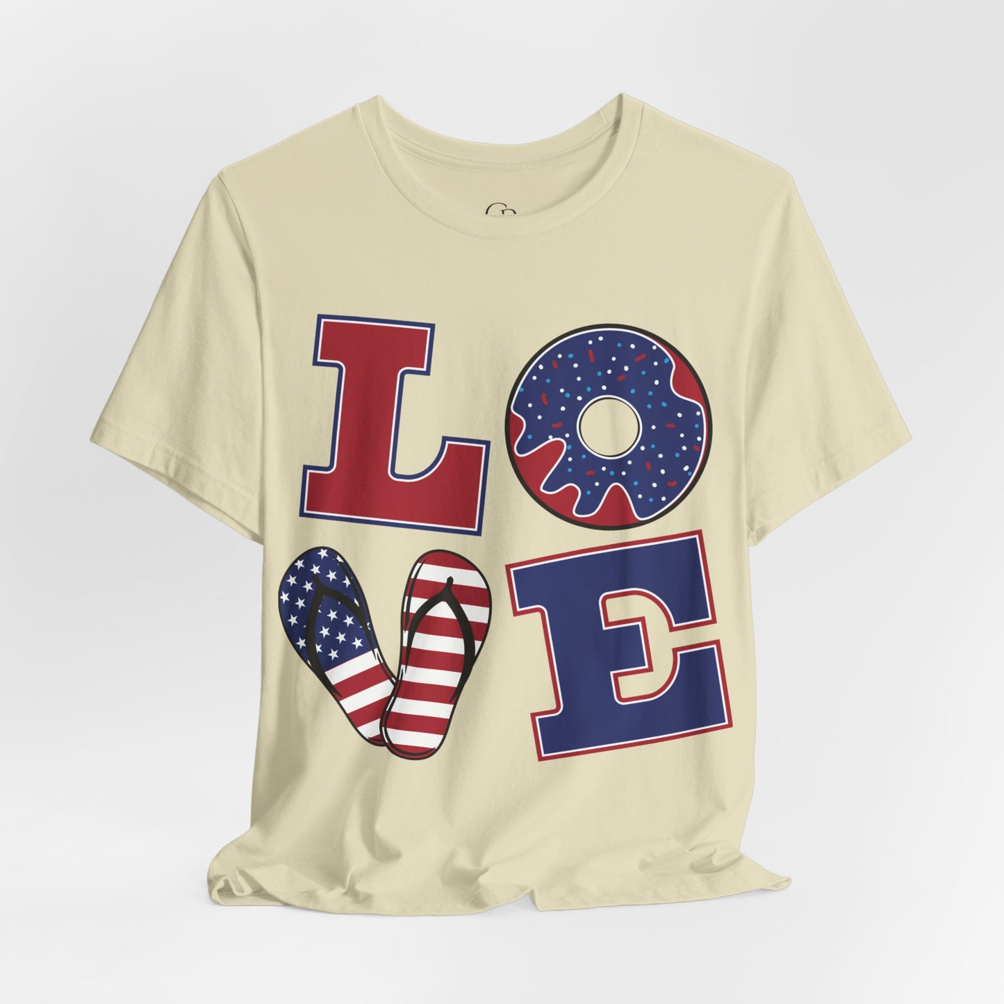 Patriotic Love Unisex Jersey Short Sleeve Tee