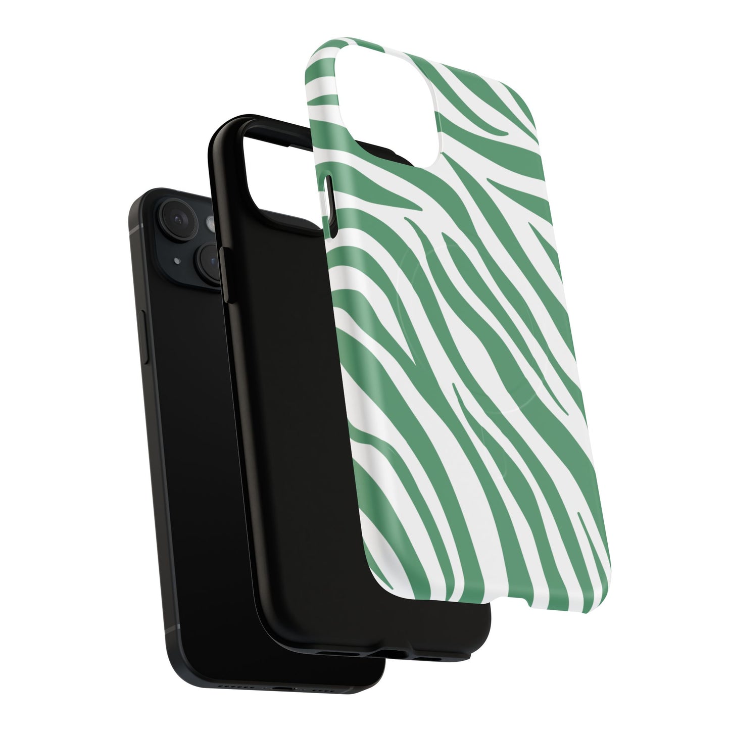 Trendy Zebra Print iPhone Case, Stylish Tough Magnetic Case for iPhone, Animal Print Accessory, Unique iPhone Cover, Gift for Animal Lovers
