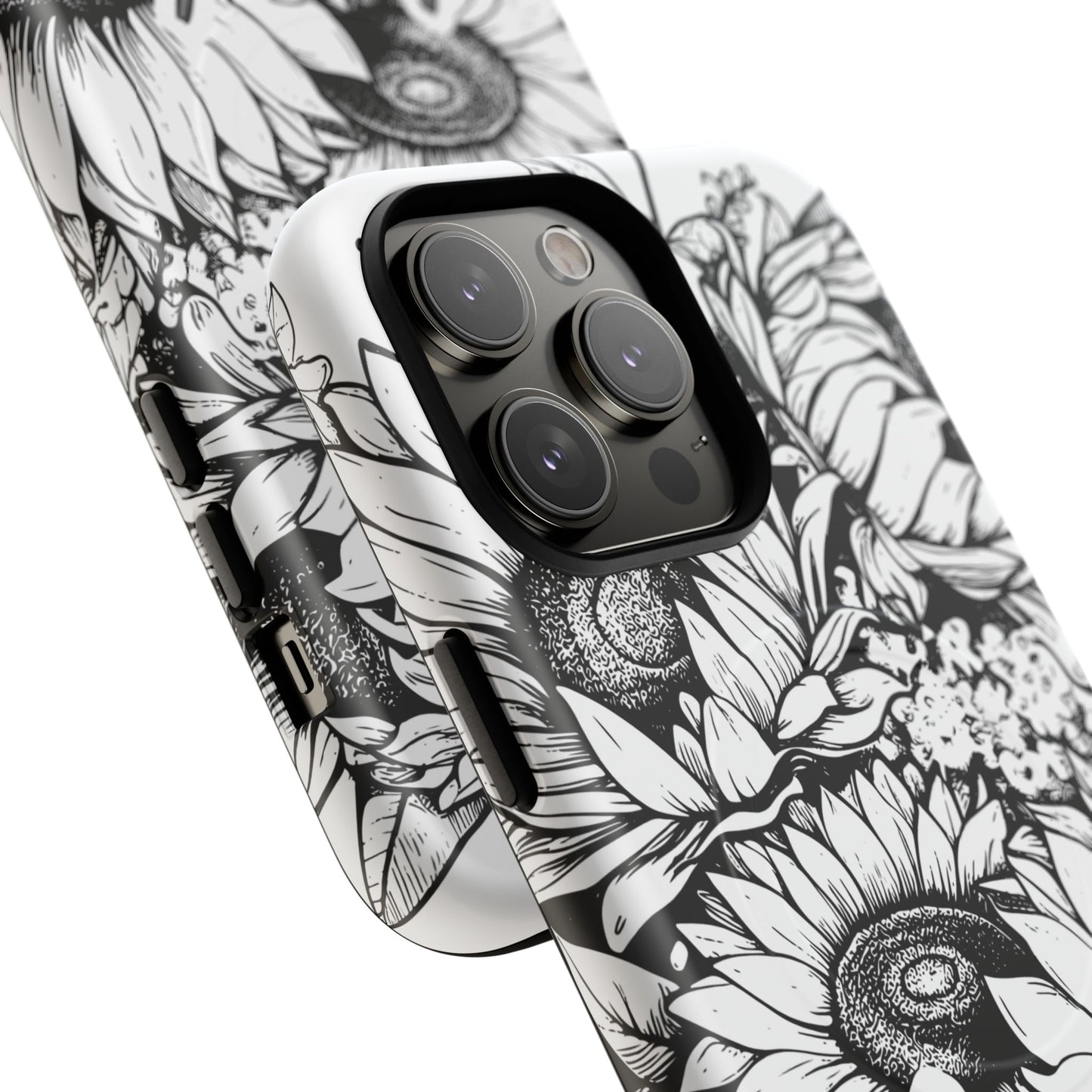 Loved John 3:16, Inspirational Gift, Tough iPhone Magnetic Case Scripture, Sunflower Bible Verse, MagSafe® iPhone® Tough Case, iPhone 14, iPhone 15, iPhone 16, Pro, Pro Max, Plus