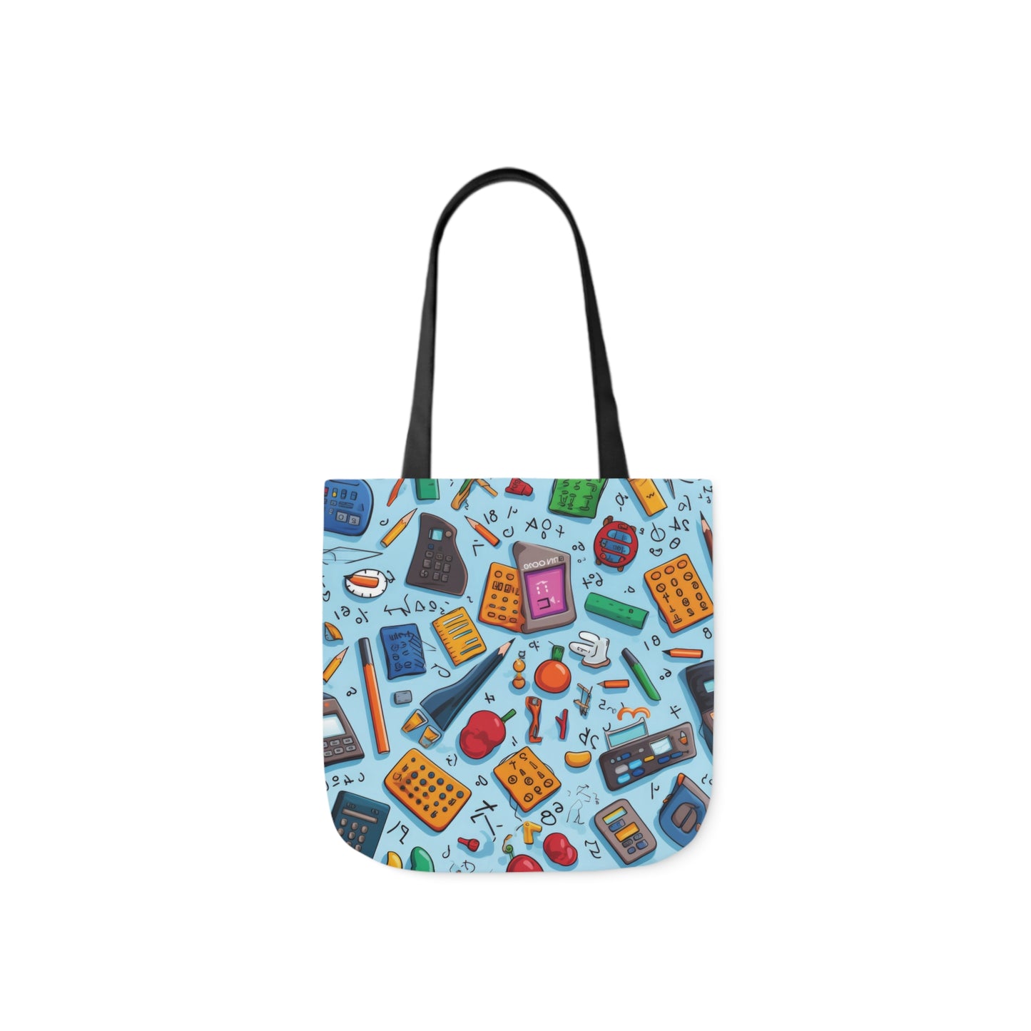 Blue Academic Adventures Canvas Tote Bag