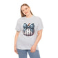 Polka Dot Pumpkin Charm Unisex Heavy Cotton Tee