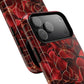 Crimson Bloom Tough iPhone Magnetic Case, Protective iPhone Case, Stylish iPhone Cover, Gift for Her, Mother's and Birthday Gifts, Unique Floral Accessories
