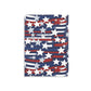 Patriotic Waves Hardcover Notebook with Puffy Covers