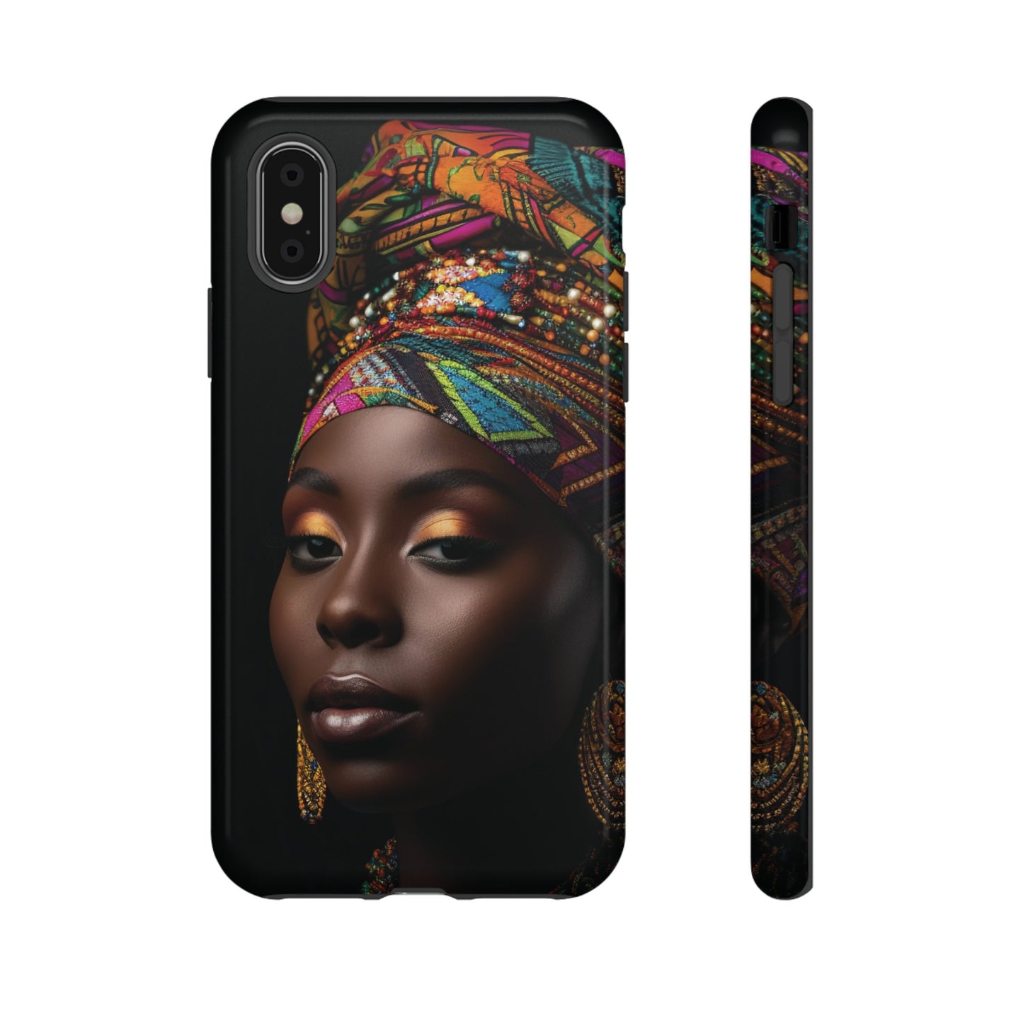 Regal Reflections: African Majesty iPhone Cases