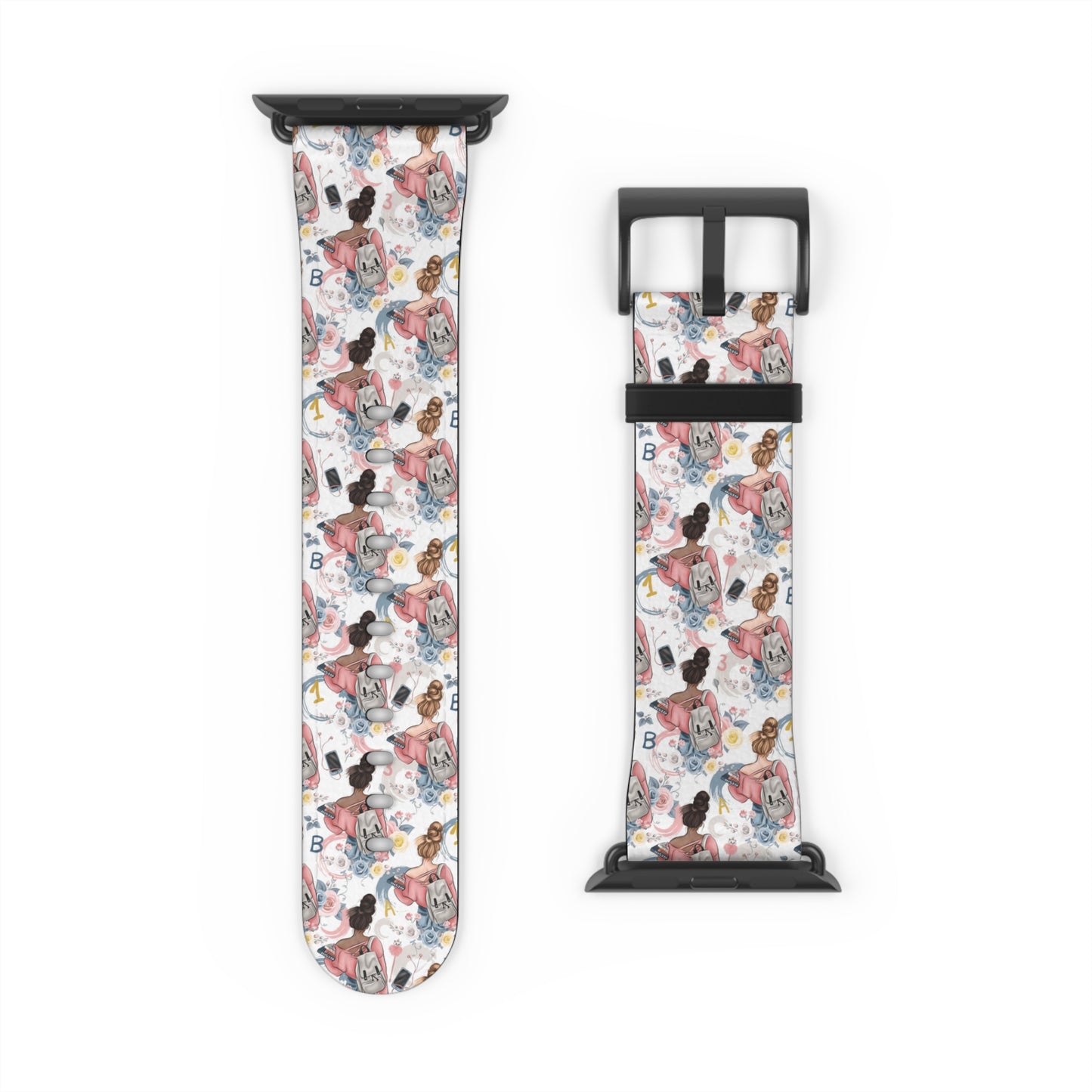 Study Chic Floral Watch Band | Stylish Accessory for Everyday Wear & Gifts.