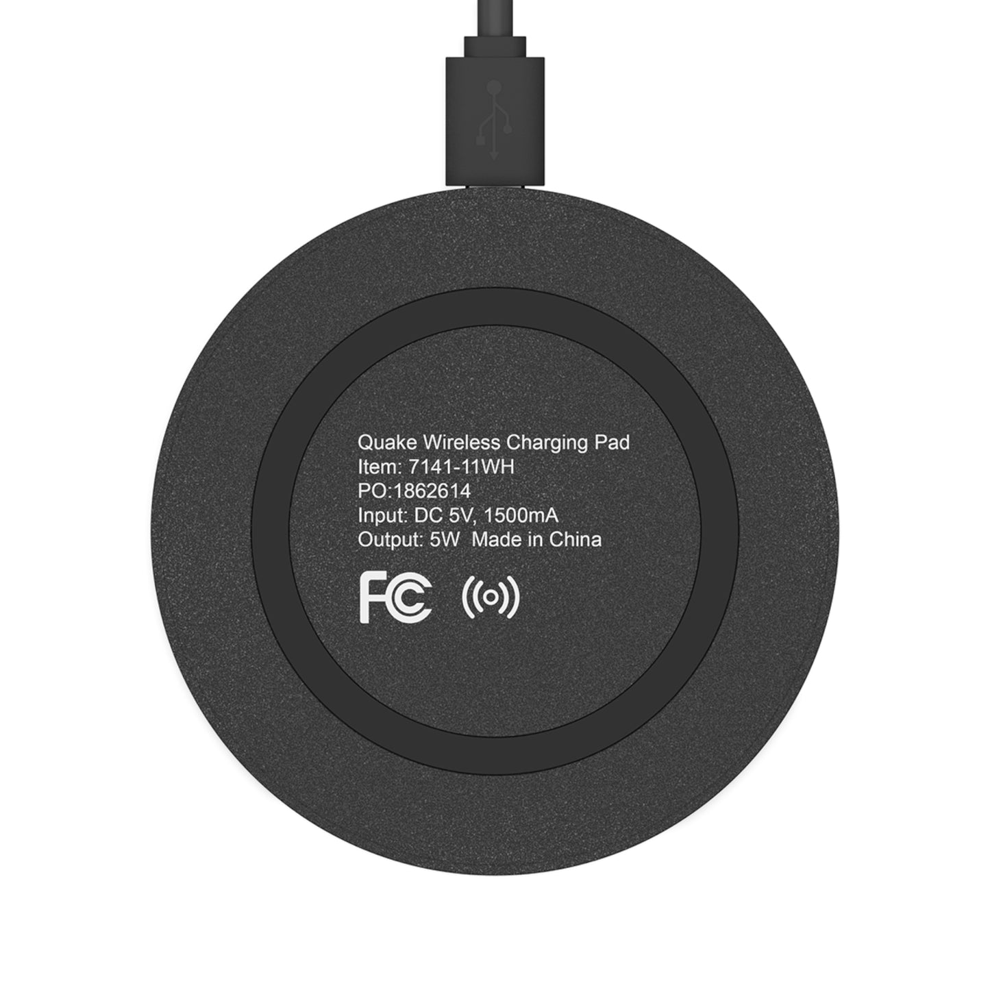 Daisy Delight Floral Design Wireless Charging Pad - Quake Pattern for Home & Office.