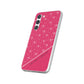 Personalized Pink Bow Coquette Slim Flexi iPhone and Samsung Cases — Custom Name or Affirmation