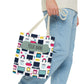 Techie Tote Bag - Stylish Personalized Tote for Students, Gift for Tech Lovers, Eco-Friendly Shopping Bag, Back to School.