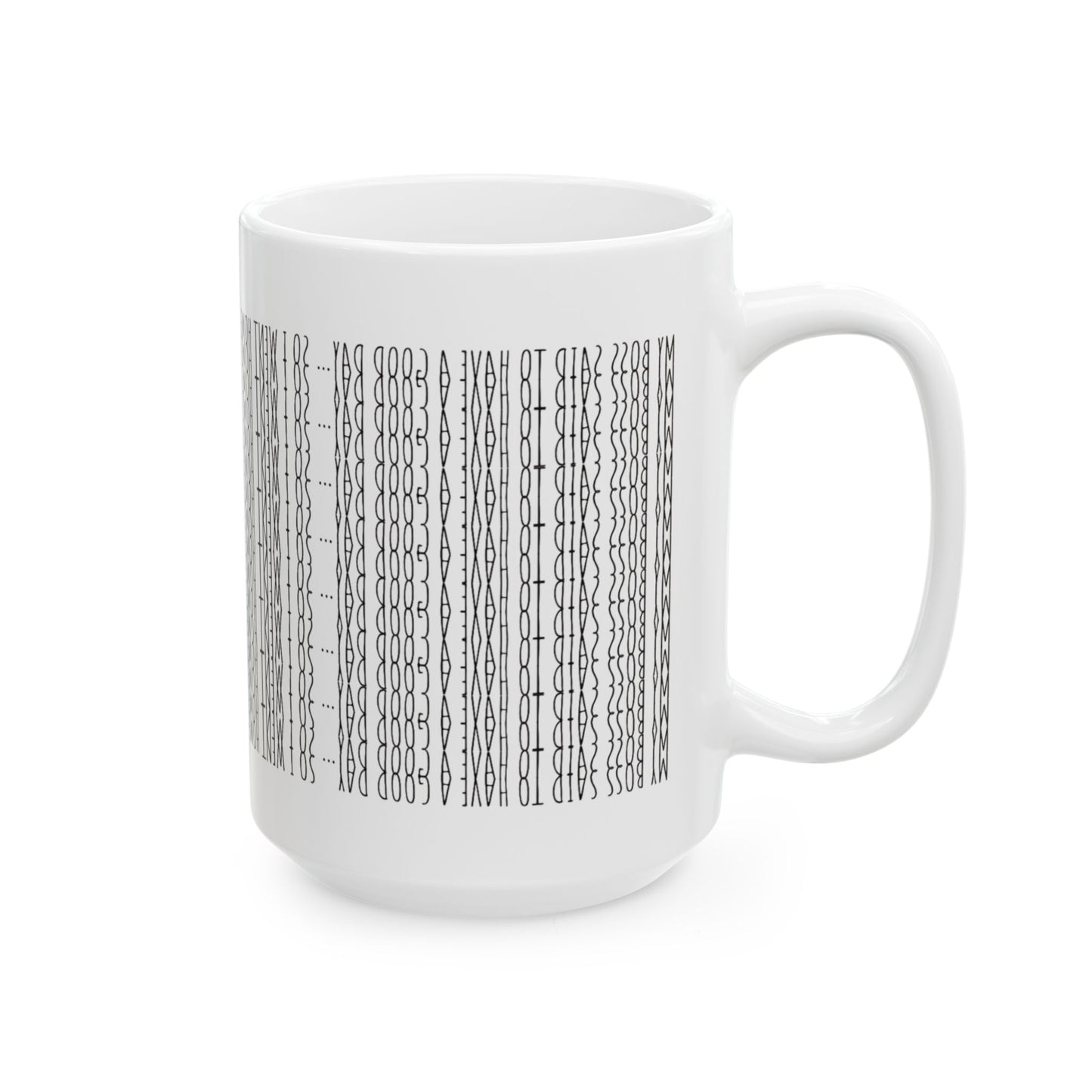 Funny Hidden Message Mug - “My Boss said to have a good day… so I went home.”- Viral Optical Illusion Mug - Secret Sarcastic Work Message - Dishwasher Safe, Unique Gifts for Coffee Lovers, Home & Office Decor, Holiday Present.