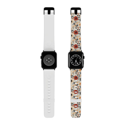 Boho Chic Floral Apple Watch Band - Elegant & Stylish Design