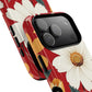 Floral Fusion Tough Magnetic Phone Case | Flower Design, Durable Protective Cover, Gift for Her, Spring Style, Unique Phone Accessory.